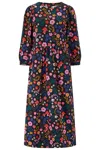 Sugarhill Brighton Women's Maria Midi Smock Dress - Multi Toadstool Floral In Multi
