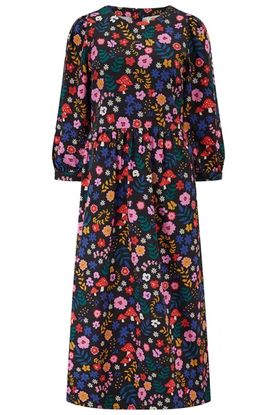 Sugarhill Brighton Women's Maria Midi Smock Dress - Multi Toadstool Floral