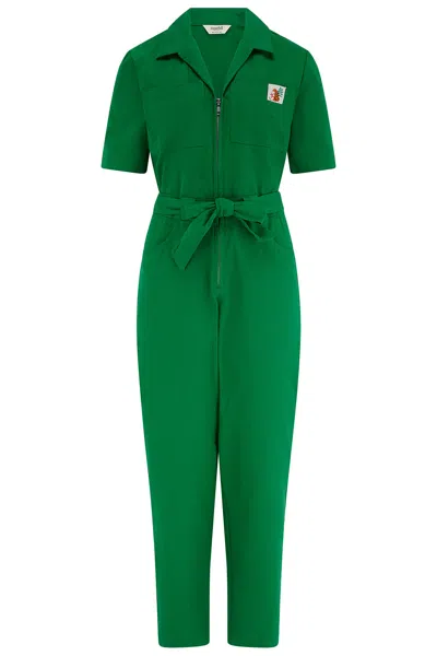 Sugarhill Brighton Women's Meredith Boilersuit Bright Green In Multi