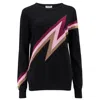 Sugarhill Brighton Women's Pink / Purple Astrid Jumper Zap Berry Lightning In Pink/purple