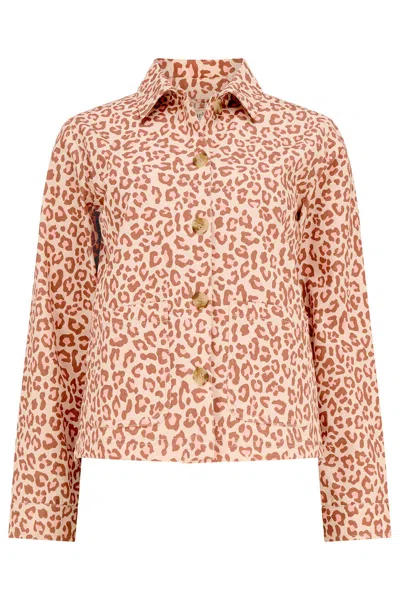 Sugarhill Brighton Women's Pippa Jacket  Stone, Classic Leopard In Brown