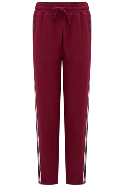 Sugarhill Brighton Women's Red Alissa Joggers Oxblood Stripe
