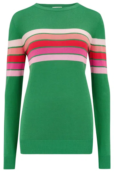 Sugarhill Brighton Women's Rita Sweater Green, Sunset