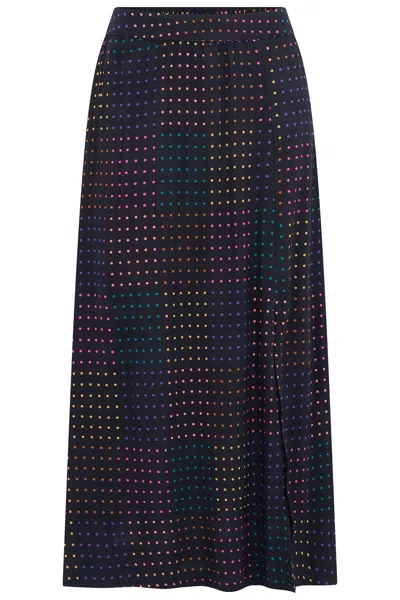 Sugarhill Brighton Women's Rosalind Midi Skirt Black Dots