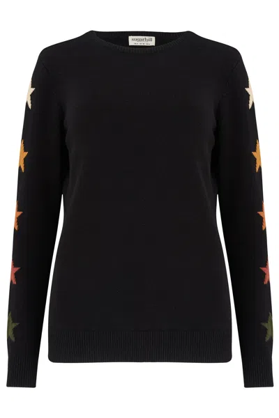 Sugarhill Brighton Women's Stacey Jumper Black, Fall Star Sleeve