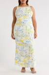 Sugarlips Amalfi Coast Mizie Open Back Dress In White