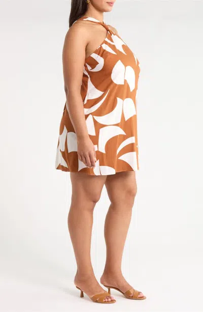 Sugarlips Amory Halter Minidress In Multi