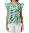 Sugarlips Baxley Top In Green In Multi