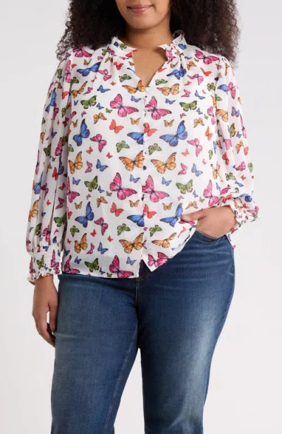 Sugarlips Bess Butterfly Top In Multi