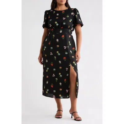 Sugarlips Bloom Midi Dress In Multi