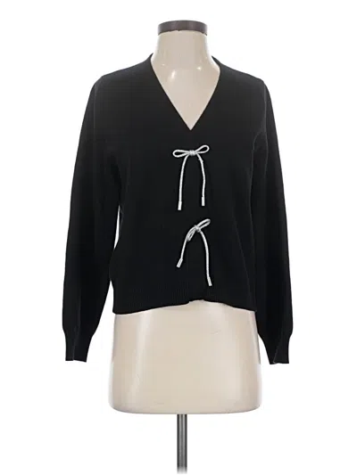 Pre-owned Sugarlips Cardigan Sweater In Black