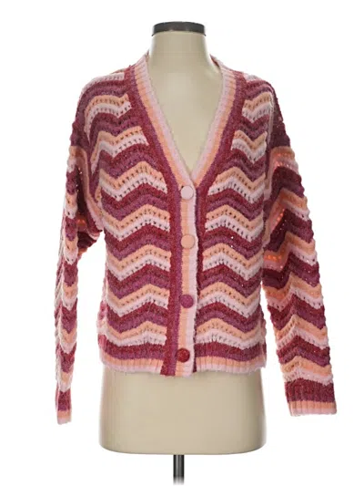 Pre-owned Sugarlips Cardigan Sweater In Pink