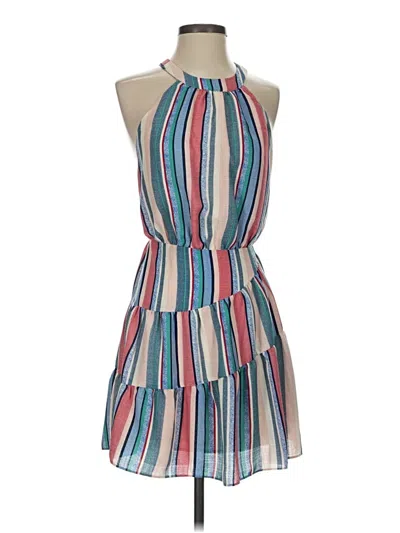 Pre-owned Sugarlips Casual Dress In Blue