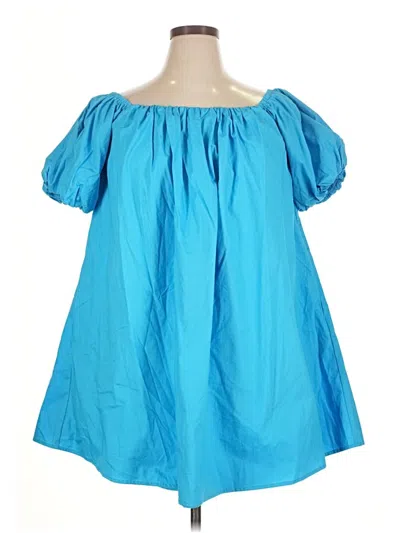 Pre-owned Sugarlips Casual Dress In Blue