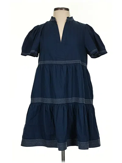 Pre-owned Sugarlips Casual Dress In Blue