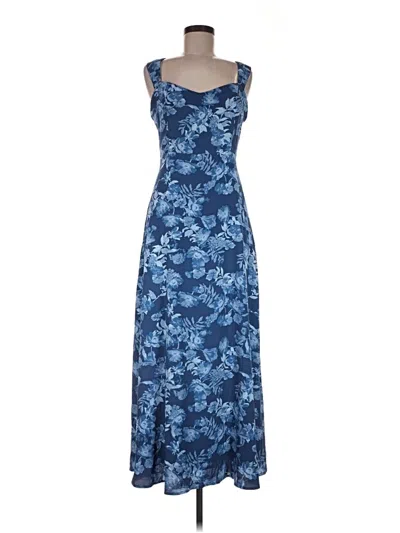 Pre-owned Sugarlips Casual Dress In Blue