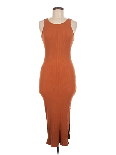 Pre-owned Sugarlips Casual Dress In Brown