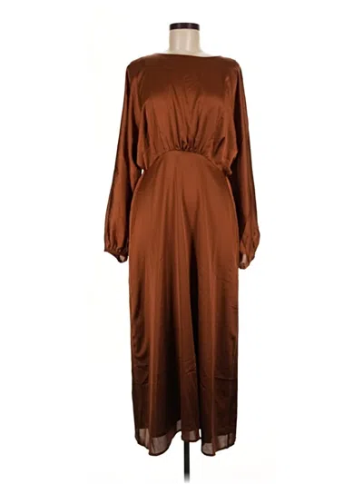 Pre-owned Sugarlips Casual Dress In Brown