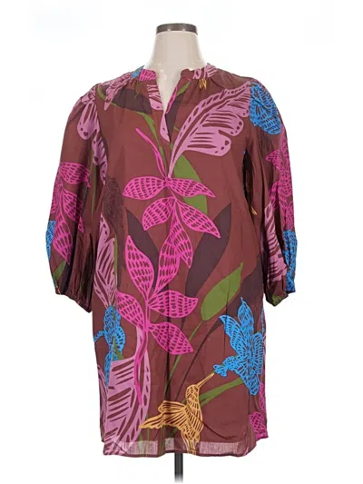 Pre-owned Sugarlips Casual Dress In Brown