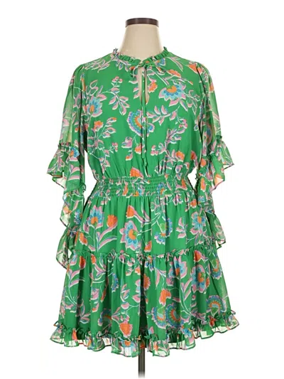 Pre-owned Sugarlips Casual Dress In Green