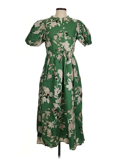 Pre-owned Sugarlips Casual Dress In Green