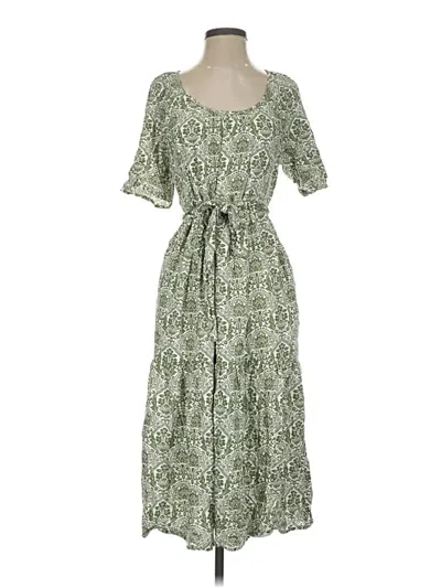 Pre-owned Sugarlips Casual Dress In Green