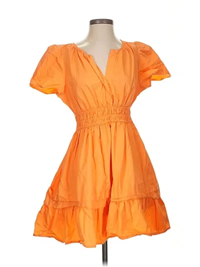 Pre-owned Sugarlips Casual Dress In Orange