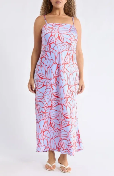 Sugarlips Cerys Floral Tirza Maxi Dress In Lavender Multi In Purple