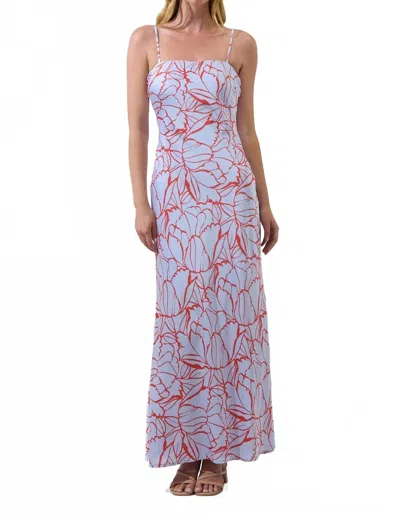 Sugarlips Cerys Floral Tirza Maxi Dress In Lavender Multi