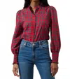 Sugarlips Chapman Plaid Button Down Top In Multi