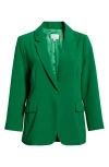 Sugarlips Chelsea One-button Blazer In Green