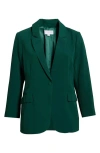 Sugarlips Chelsea One-button Blazer In Green