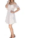 Sugarlips Christen Asymmetrical One-shoulder Lace Dress In White In White