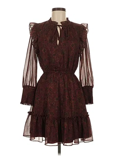 Pre-owned Sugarlips Cocktail Dress In Burgundy