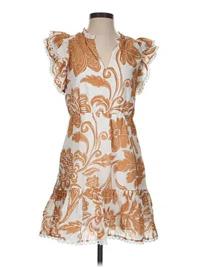 Pre-owned Sugarlips Cocktail Dress In Tan