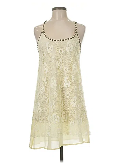 Pre-owned Sugarlips Cocktail Dress In White