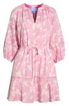 Sugarlips Dabria Split Neck Minidress In Multi