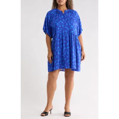 Sugarlips Darya Strokes Nelsa Babydoll Dress In Multi