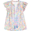 Sugarlips Deniza Flutter Sleeve Top In Multi