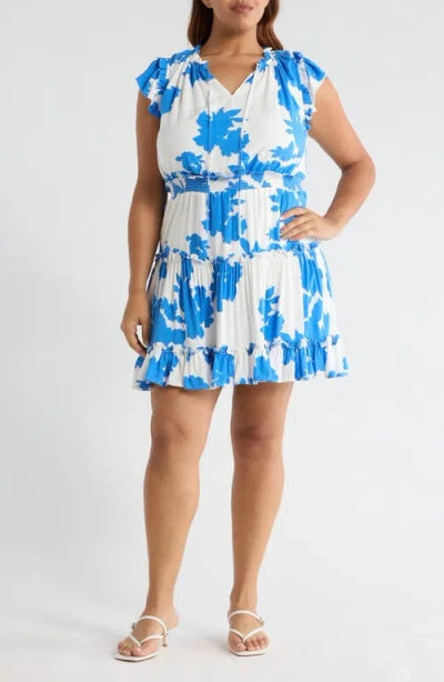 Sugarlips Don't Be Shy Toledo Tiered Dress In Multi