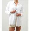 Sugarlips Dream State Oversized Button Down Shirt In White In White