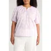 Sugarlips Emme Floral Print Smocked Top In Multi