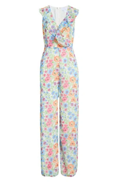 Sugarlips Ezia Ruffle Sleeveless Jumpsuit In Multi