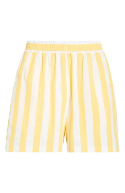 Sugarlips Fays Stripe Tayler Smocked Shorts In Multi