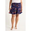 Sugarlips Floral A-line Skirt In Purple