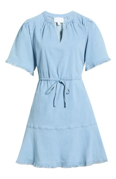 Sugarlips Gabriella Denim Nimmy Fringe Dress In Blue