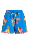 Sugarlips Halle Drawstring Pants In Blue