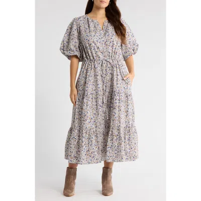 Sugarlips Heath Floral Cotton Dress In Multi