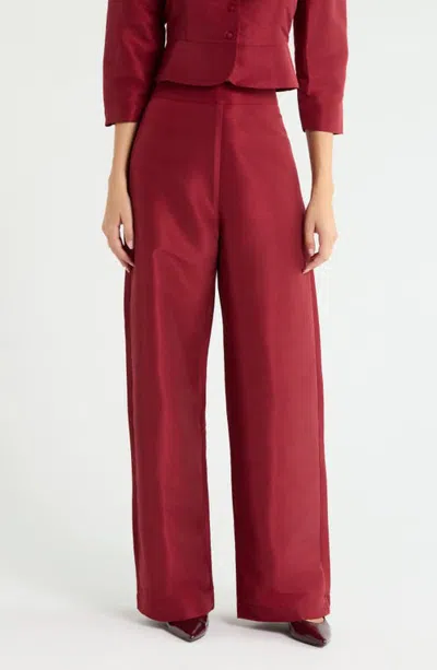 Sugarlips Hestia Wide Leg Pants In Red