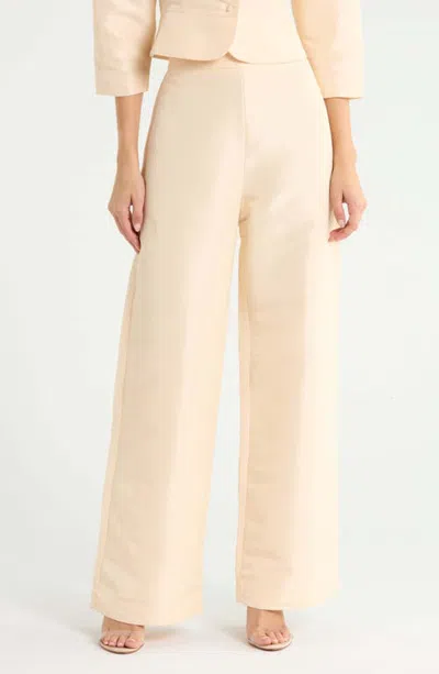 Sugarlips Hestia Wide Leg Pants In Neutral